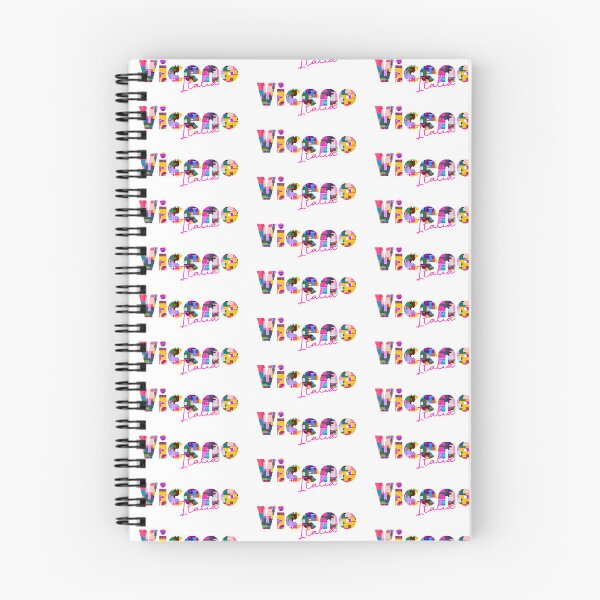 Item preview, Viceno, Castel Viscardo, Italy, Italia, colorful typography design for travellers designed and sold by Wanderful-roads.