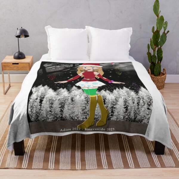 Item preview, Christmas Anime Girl Welcoming 2023 designed and sold by HoldenSalazar.