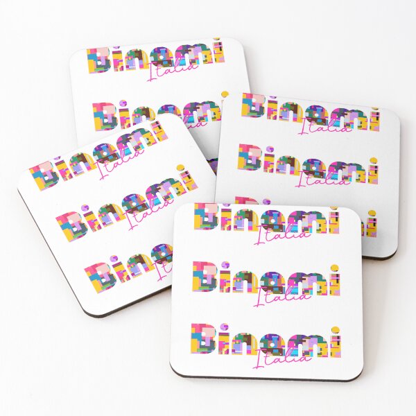 Item preview, Binami, Castiglione del Lago, Italy, Italia, colorful typography design for travellers designed and sold by Wanderful-roads.