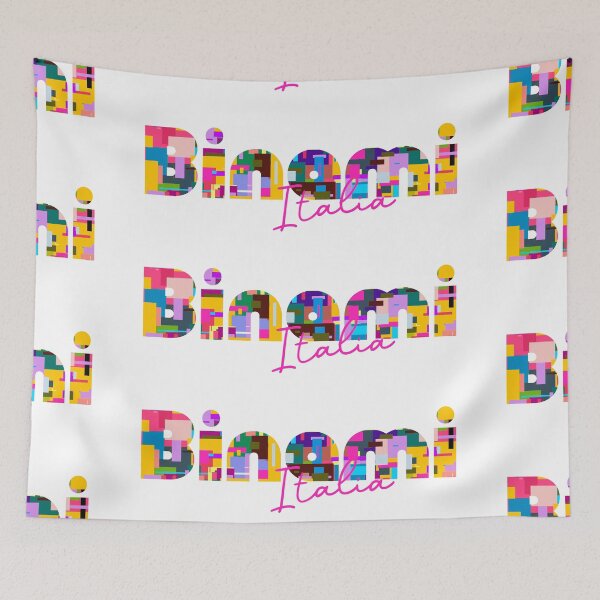 Item preview, Binami, Castiglione del Lago, Italy, Italia, colorful typography design for travellers designed and sold by Wanderful-roads.