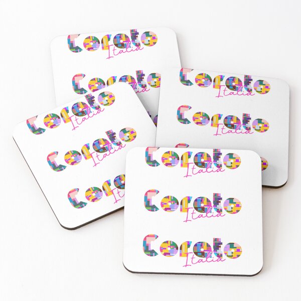 Item preview, Corato, Bari, Italy, Italia, colorful typography design for travellers designed and sold by Wanderful-roads.
