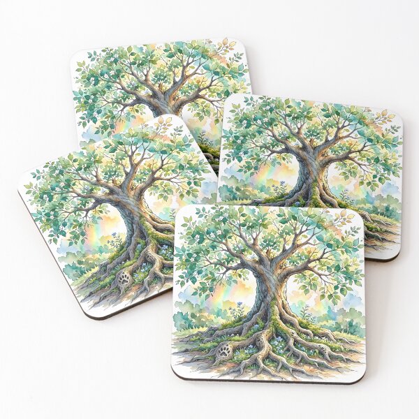 Item preview, Tree of Life Paw Prints designed and sold by Sybille-Yates.