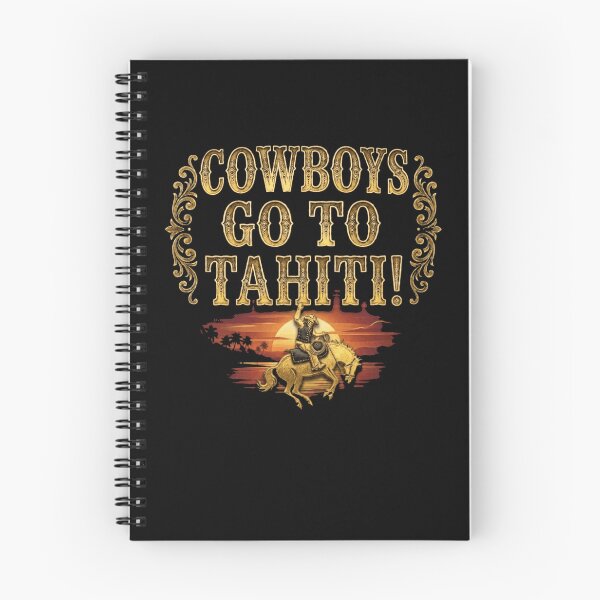 Item preview, Cowboys Go To Tahiti Western Tropical Sunset designed and sold by Flirt-Teez.