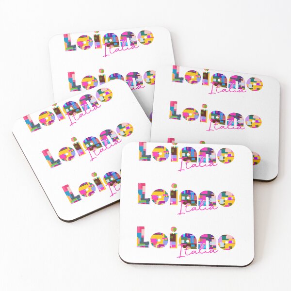 Item preview, Loiano, Bologna, Italy, Italia, colorful typography design for travellers designed and sold by Wanderful-roads.