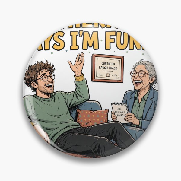 Item preview, My Therapist Says I'm Funny Funny Millennial T-Shirt designed and sold by Hearth & Hue.