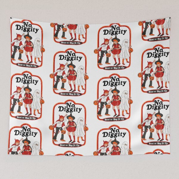 Item preview, No Diggity Bout To Bag It Up, No Diggity Halloween designed and sold by SEINENGAPPI18.