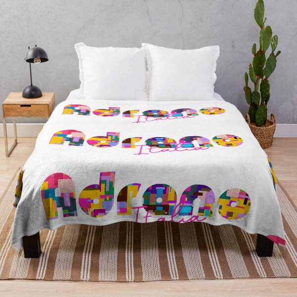 Item preview, Adrano, Catania, Italy, Italia, colorful typography design for travellers designed and sold by Wanderful-roads.