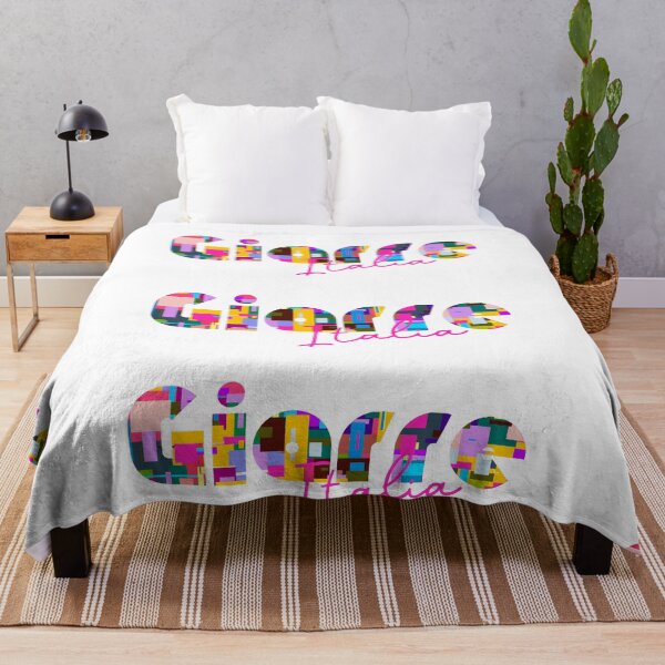 Item preview, Giarre, Catania, Italy, Italia, colorful typography design for travellers designed and sold by Wanderful-roads.
