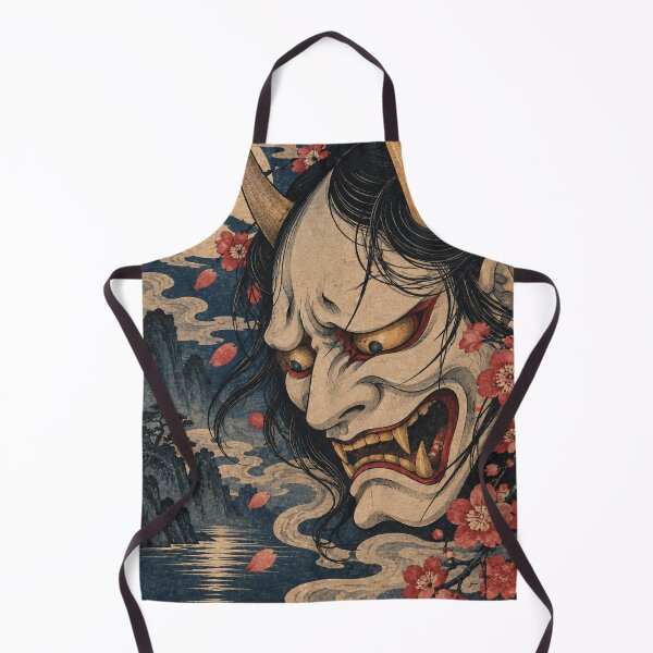 Artikelvorschau, Japanischer Hannya – Wilder Dämon unter mondbeschienenen Bergen entworfen und verkauft von bapupa.