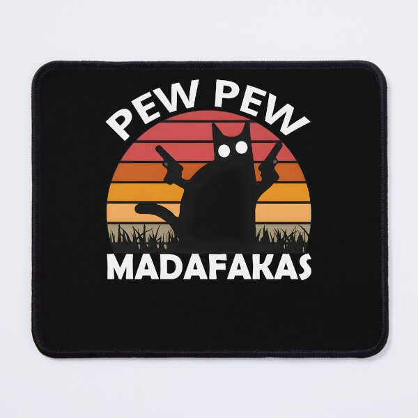 Item preview, Pew Pew Cat Gaming Cat designed and sold by 27Maydesign.