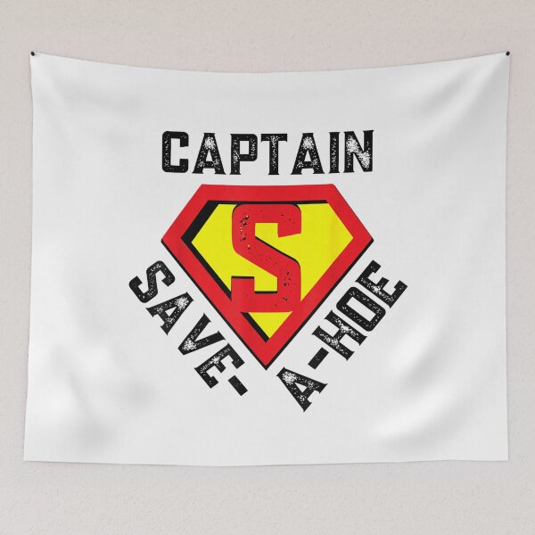 Item preview, Cap tain Save a Hoe Costume Halloween  designed and sold by Quaticsapp.