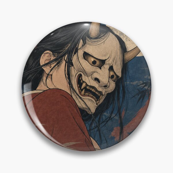 Item preview, Japanese Hannya Demon - Moonlit Bamboo Grove Encounter designed and sold by bapupa.