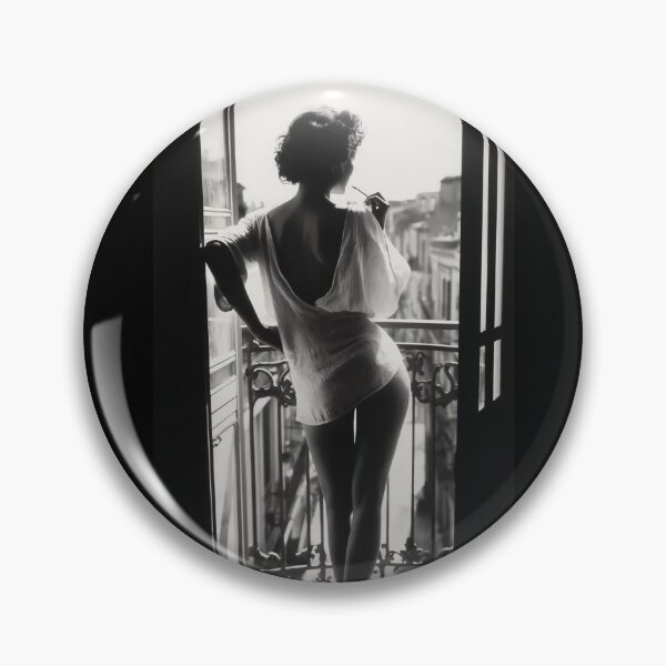Item preview, Paris Woman Black and White designed and sold by ImogenPowell44.