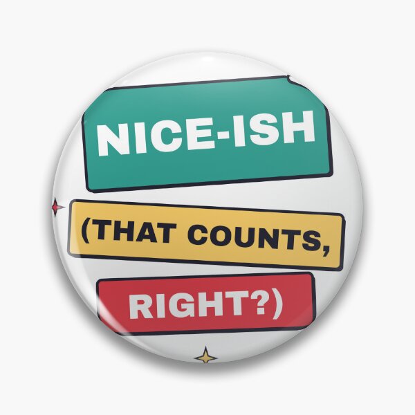 Item preview, Nice Ish That Counts Right Funny Christmas designed and sold by violetteskyart-vioart.