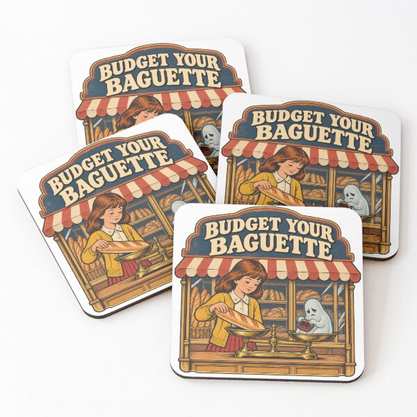 Item preview, Budget Your Baguette Bakery Ghost designed and sold by Pixdot.