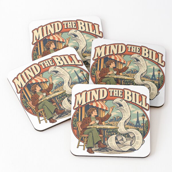 Item preview, Mind the Bill Paris Cafe Monster designed and sold by Pixdot.