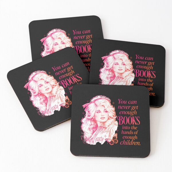 Item preview, Dolly Parton You Can Never Get Enough Books Quote  designed and sold by MallieWelch.