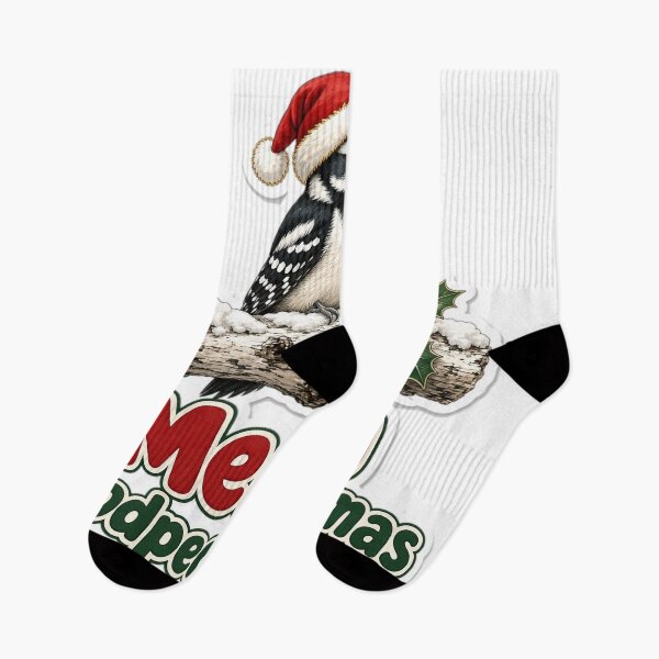 Item preview, Woodpecker Christmas Merry Woodpecker-mas Gift designed and sold by Soft Merch.
