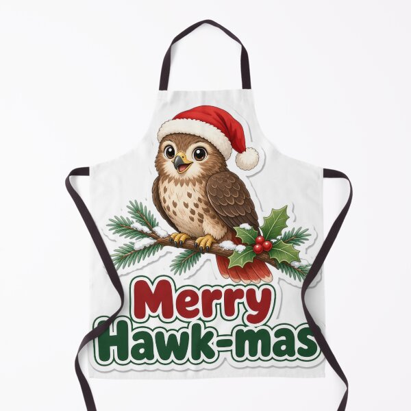 Item preview, Hawk Christmas Merry Hawk-mas Gift designed and sold by Soft Merch.