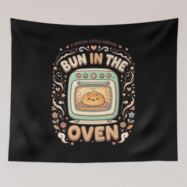 Item preview, Cute Bun In The Oven Pregnancy Announcement designed and sold by Flirt-Teez.