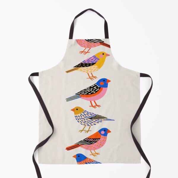 Item preview, Robin the Seed Bank in a Trenchcoat: Six Neon Finches Stacked for Maximum Feeder Fraud  designed and sold by Print Fiction.