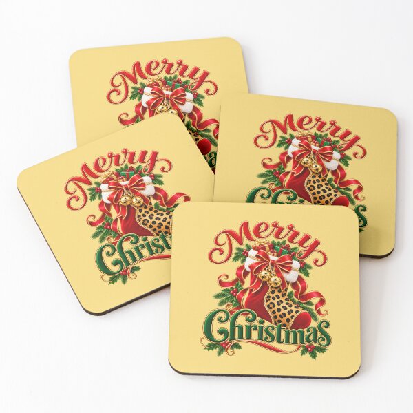 Item preview, Merry Christmas Leopard Santa Stocking PNG designed and sold by annenambiro.