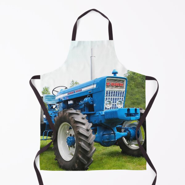Item preview, 1971 Ford 5095 — Classic British Tractor, Vivid Ford Blue designed and sold by Peter Kraaibeek Art Gallery.