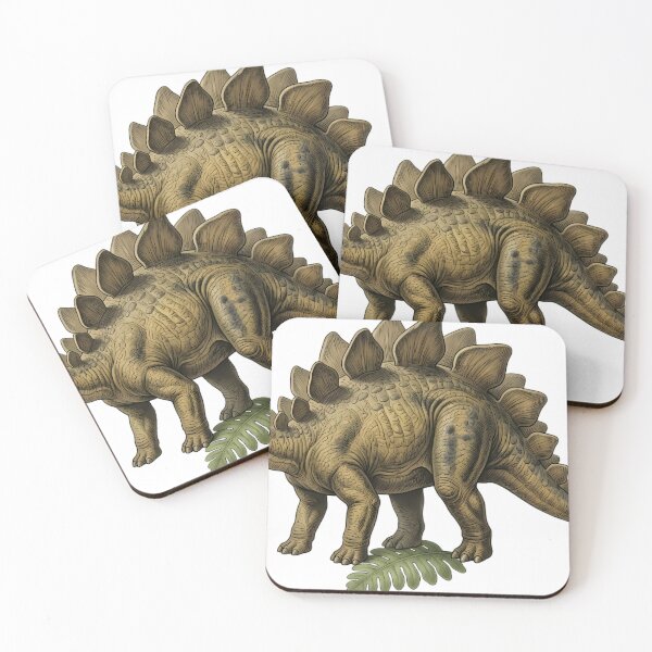 Item preview, Vintage Naturalist Stegosaurus on a Fern — Antique Dinosaur Print designed and sold by Catch333.