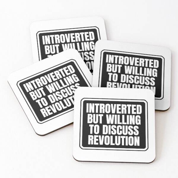 Item preview, Introverted But Willing To Discuss Revolution designed and sold by Dondonmart.