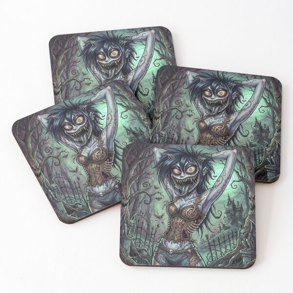 Item preview, Creepy zombie woman mutant experiment designed and sold by Vintage Designs +.