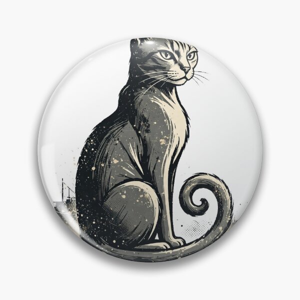 Item preview, Fogbound Harbor Cat Mist Watcher designed and sold by Dlvznbm.