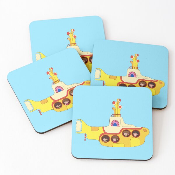 Item preview, Chibi Band in Yellow Submarine – Cute Classic Rock Fan Design designed and sold by StickWithMusic.