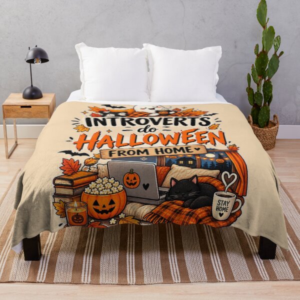 Item preview, Introverts Do Halloween From Home designed and sold by MarselArt.