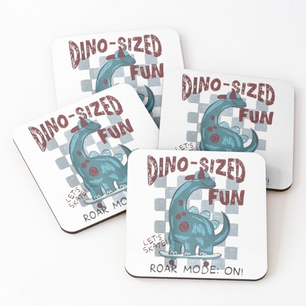 Item preview, Dino Sized Fun Skateboarding Dinosaur designed and sold by WATEKE.