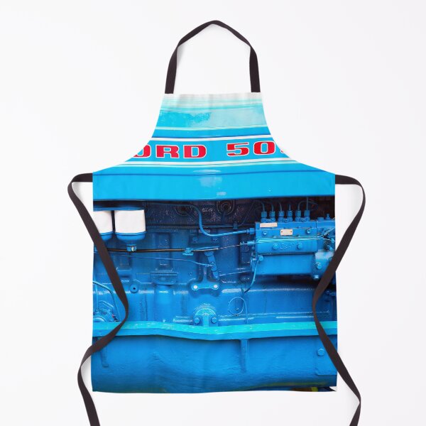 Item preview, 1971 Ford 5095 — Engine Detail, Blue on Blue designed and sold by Peter Kraaibeek Art Gallery.