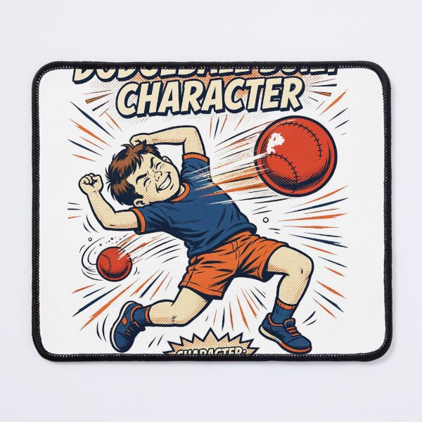 Item preview, Dodgeball Built Character Funny Gen X T-Shirt designed and sold by Hearth & Hue.