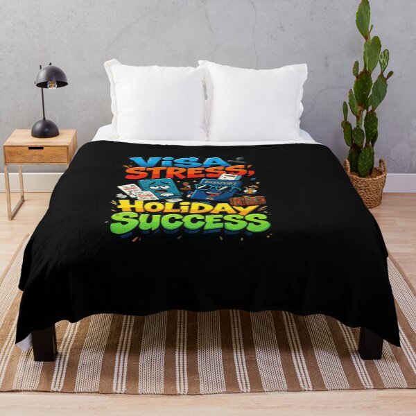 Item preview, Visa Stress Holiday Success Traveler Humor Funny Travel Quotes designed and sold by AmeliaShirts.