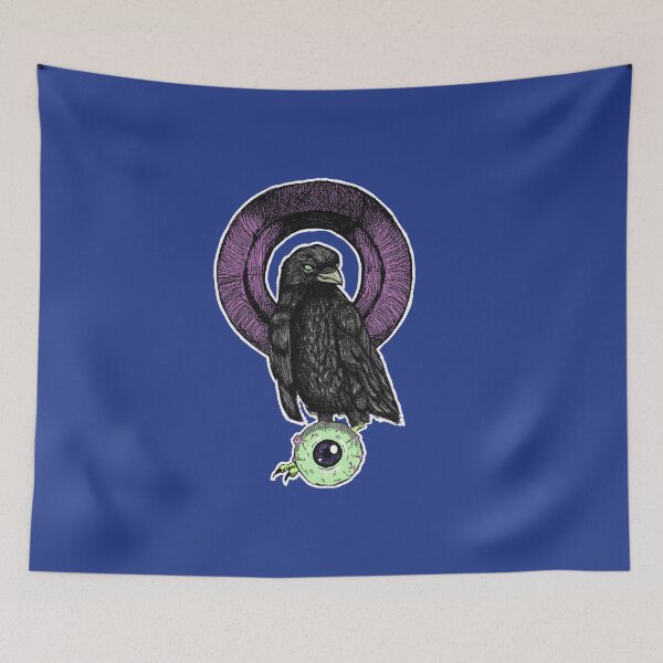 Item preview, Black Raven | Mystical Gothic Art | Surreal Animal Design designed and sold by Half Mess.