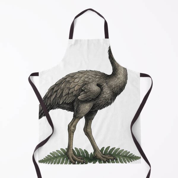 Item preview, Vintage Naturalist Terror Bird on a Fern — Antique Extinct Bird Print designed and sold by Catch333.