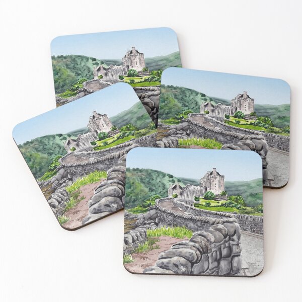 Item preview, Eilean Donan Castle Scotland – Scottish Highlands Landscape Art designed and sold by POSTERIOCREW.
