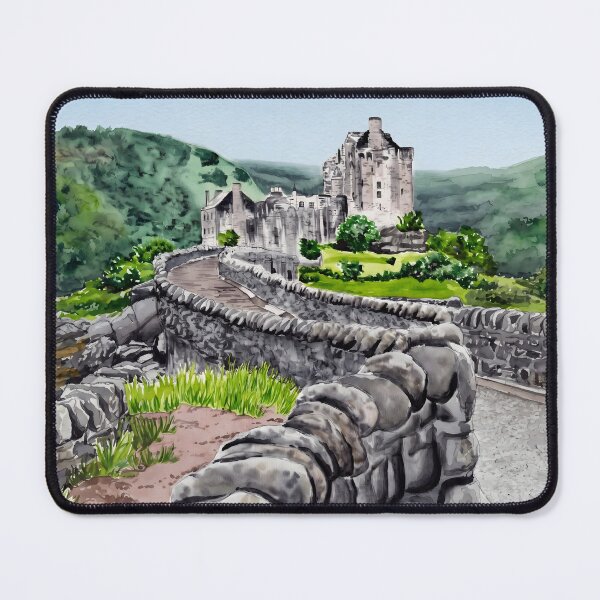 Item preview, Eilean Donan Castle Scotland – Scottish Highlands Landscape Art designed and sold by POSTERIOCREW.