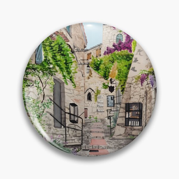 Item preview, Eze France Travel Print – French Riviera Coastal Art designed and sold by POSTERIOCREW.