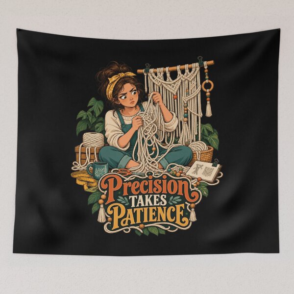 Item preview, Funny Comic Illustration Mishap Macrame Lover Fan Humor designed and sold by adiencarteras.