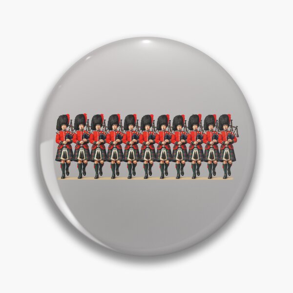 Item preview, Bagpipers Marching Musicians in a Row designed and sold by taiche.