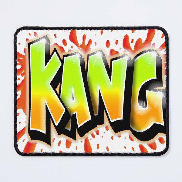 Item preview, KANG Name Graffiti Rainbow – Cool Custom Street Art Gift designed and sold by BlachGallery.