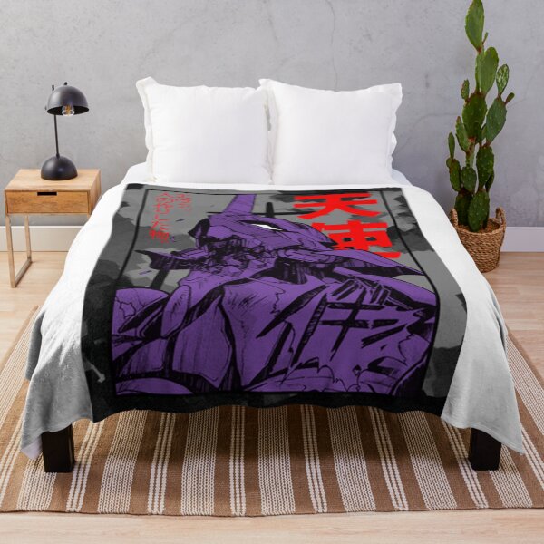 Item preview, Evangelion Unit 01 Purple Mecha with Japanese Kanji designed and sold by PeaceTypo.