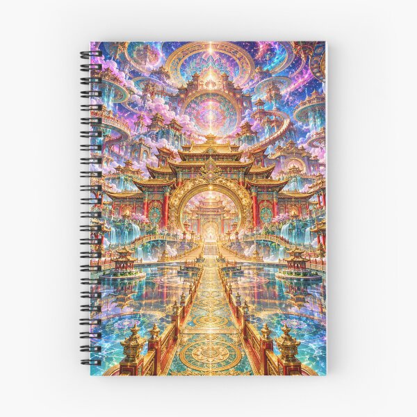 Item preview, Forbidden Kaleidoscope - Psychedelic Celestial Palace Fantasy Art designed and sold by SEIMEI2025.