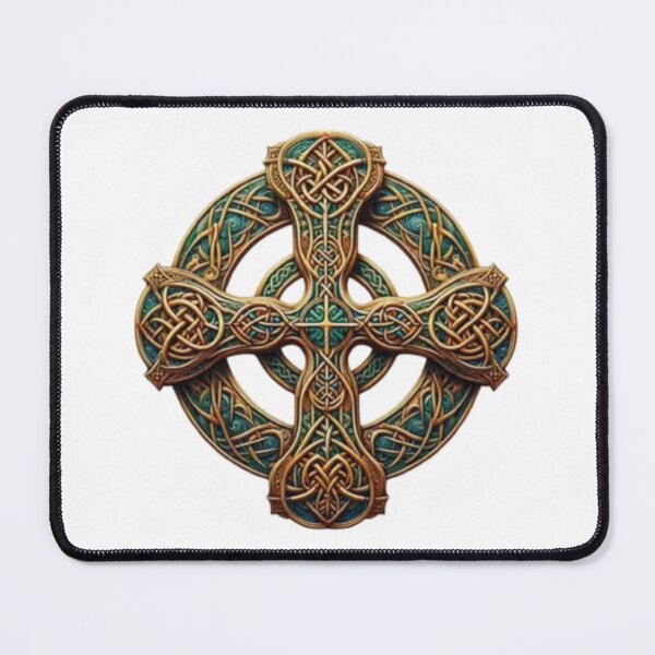 Item preview, Green Gold Celtic Circle Symbol designed and sold by Abstract65.