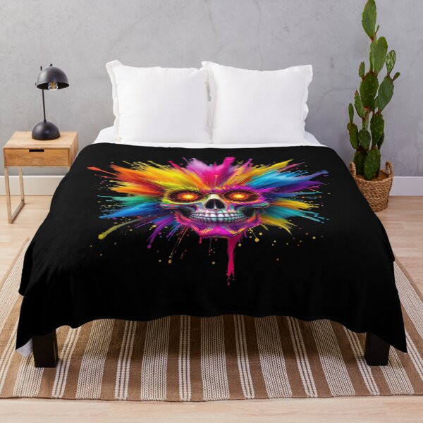Item preview, Colorful Skull Scull Neon designed and sold by Loona97.