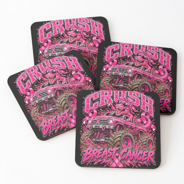 Item preview, Crush Breast Cancer Pink Monster Truck Awareness designed and sold by JimmiePhelps.